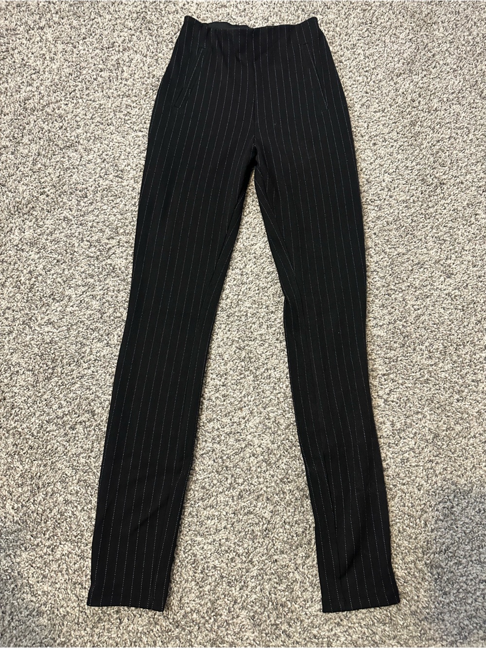 H&M Black Pinstripe Leggings